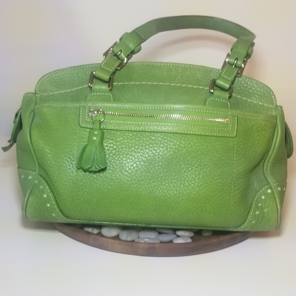 Coach green purse